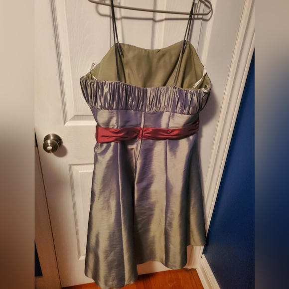 GREEN METALLICA DRESS - Picture 2 of 3